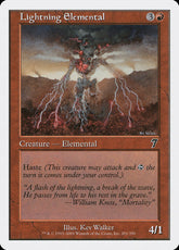 Elemental do Relâmpago / Lightning Elemental - Magic: The Gathering - MoxLand